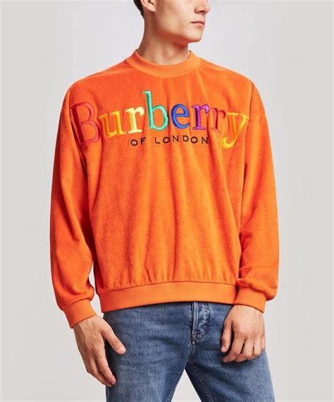 burberry jumper rainbow|Burberry sweatshirt.